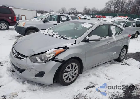 2012 Hyundai Elantra Gls из США, поврежденный, VIN 5NPDH4AE1CH104094